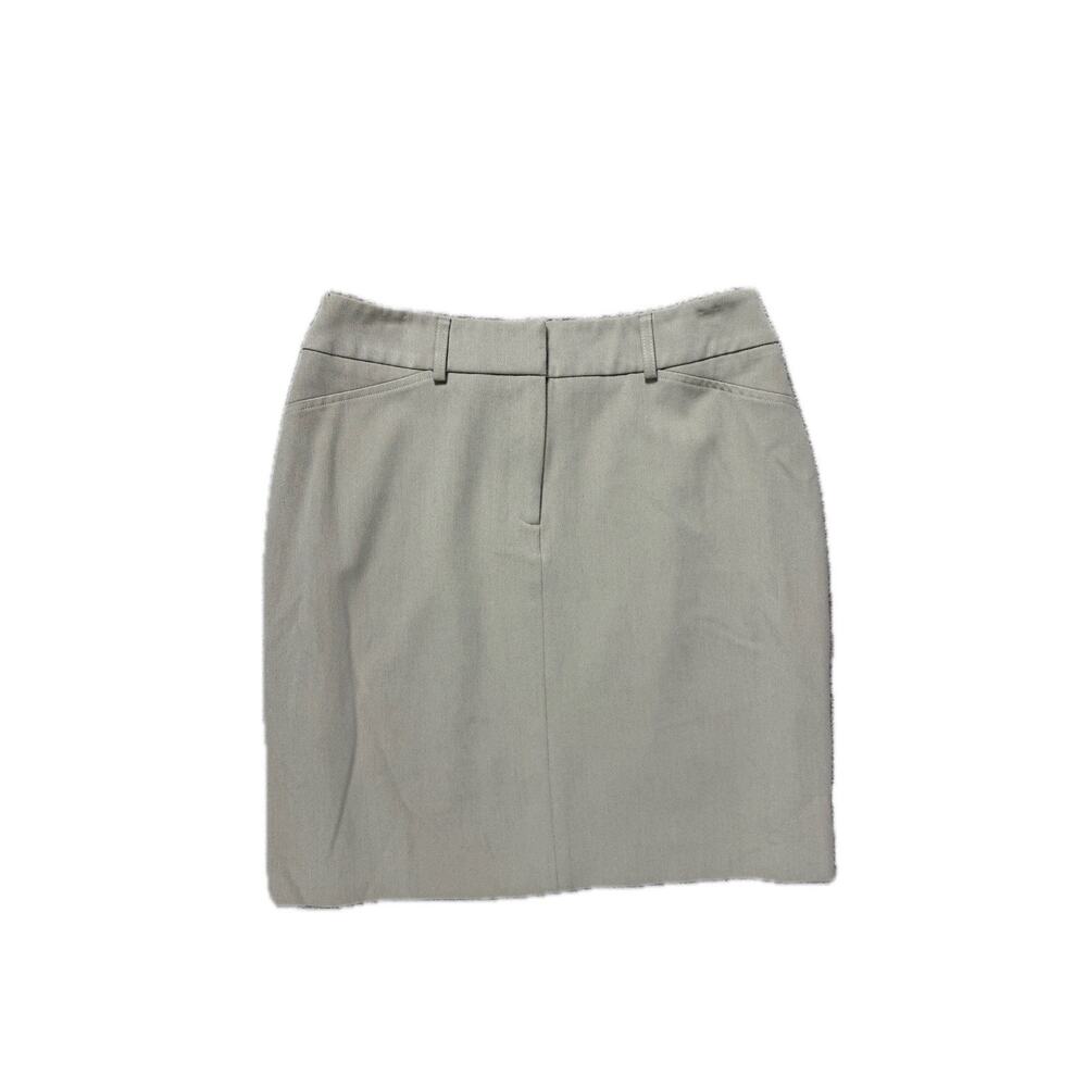 Mark Shale Women's Skirt Size 10 Khaki Beige Short Work Pencil Casual Designer